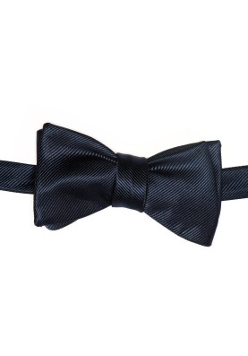 Navy/Black Formal Reversible Bow Tie 