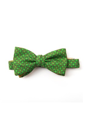 Green/Orange Pins/Links Reversible Bowtie 