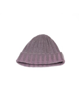 Cashmere Knit Hat in Lavender