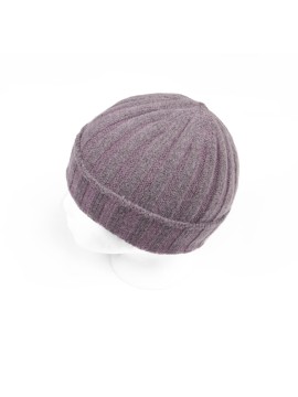Cashmere Knit Hat in Lavender