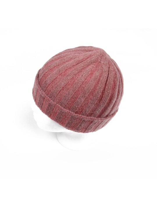 Cashmere Knit Hat in Red