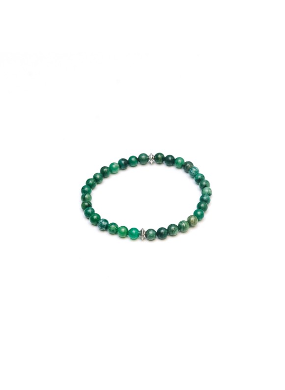 Green Agate Gemstone Bracelet