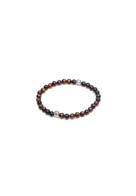 Red Tiger Eye Gemstone Bracelet 