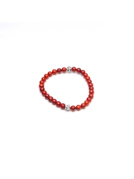 Red Jasper Gemstone Bracelet