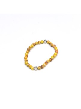 Yellow Jasper Gemstone Bracelet