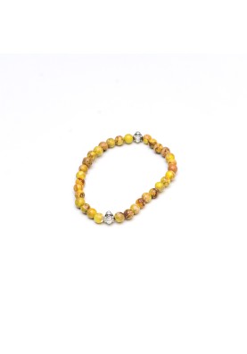 Yellow Jasper Gemstone Bracelet 