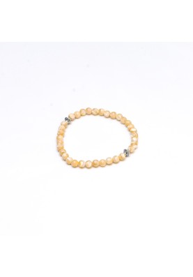 Yellow Jade Gemstone Bracelet 