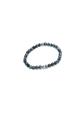 Snowflake Obsidian Gemstone Bracelet