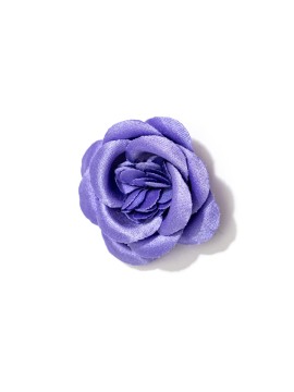 Lavender Rose Silk Lapel Flower