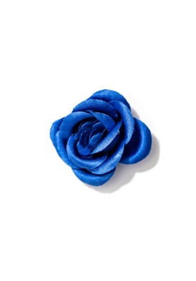 Periwinkle Rose Silk Lapel Flower 