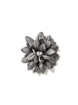 Gray Daisy Silk Lapel Flower