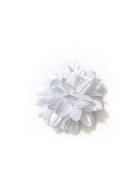 White Daisy Silk Lapel Flower 