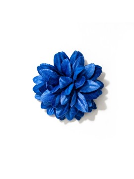 Periwinkle Blue/French Blue Daisy Silk Lapel Flower