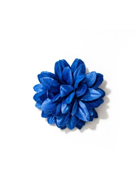 Periwinkle Blue/French Blue Daisy Silk Lapel Flower 