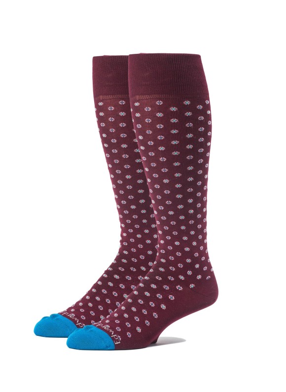 Wine/Gitane OC Neat Socks