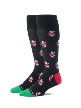 Black Santa Claus M/C Socks