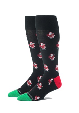 Black Santa Claus M/C Socks 