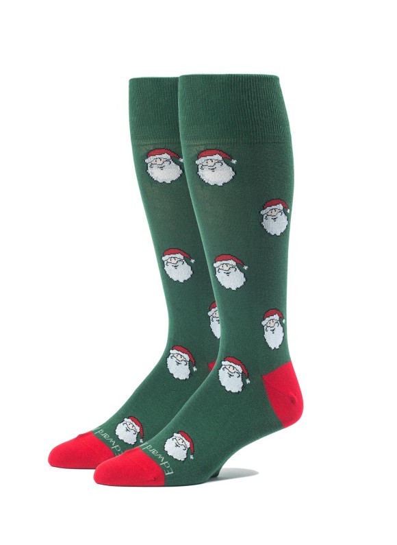 Green Santa M/C Socks