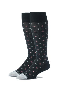 Black/Heather OC Neat/Herringbone Socks