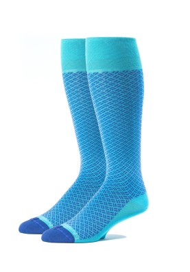 Kerguelen/Purple OC Basket Weave Socks 