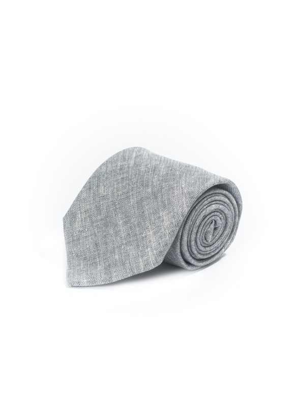 Solid Heather Grey Tie