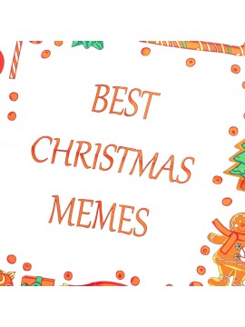 Green Christmas Memes Print Pocket Square
