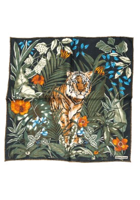 Army Tropical Print Pocket Square 