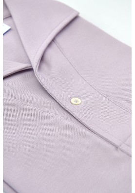 Lilac Short Sleeves Tailored Polo 