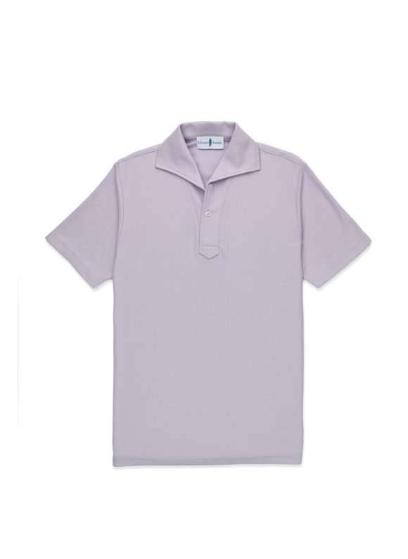 Lilac Short Sleeves Tailored Polo