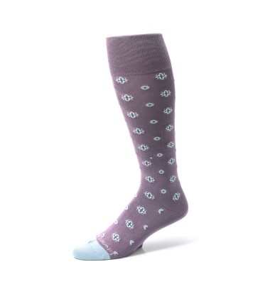 Lilac/Ice Blue Neat Socks 