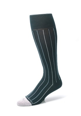 Navy/Grey Pinstripes Socks 