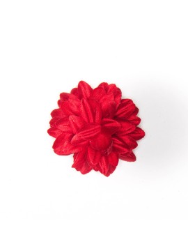 Red Daisy Boutonniere/Lapel Flower