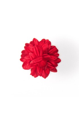 Red Daisy Boutonniere/Lapel Flower 