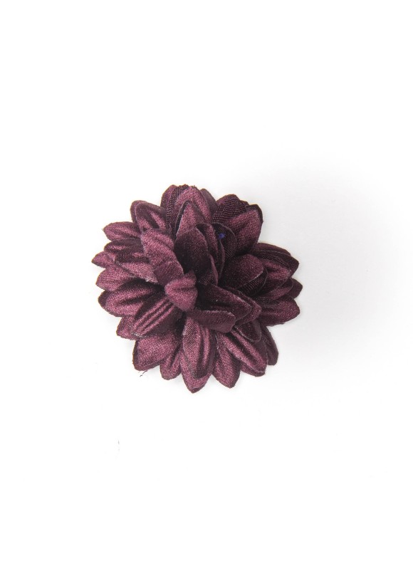 Plum Daisy Boutonniere/Lapel Flower