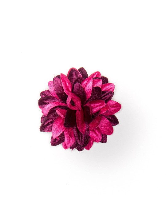 Hot Pink/Merlot Daisy Boutonniere/Lapel Flower