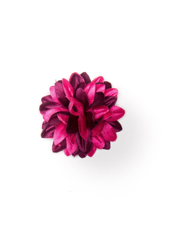 Hot Pink/Merlot Daisy Boutonniere/Lapel Flower