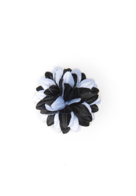 Black/White Daisy Boutonniere/Lapel Flower  