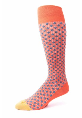 Orange/Mustard Neat O/C Socks 