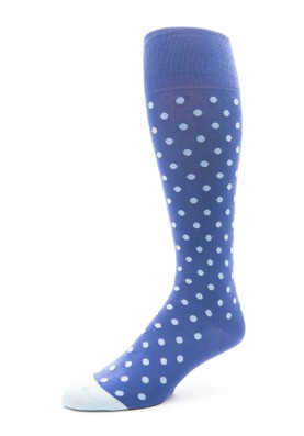 Purple/Blue Dots M/C Socks 