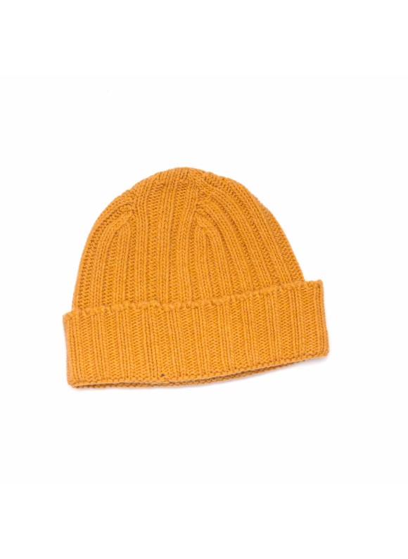 Orange Pure Cashmere Beanie