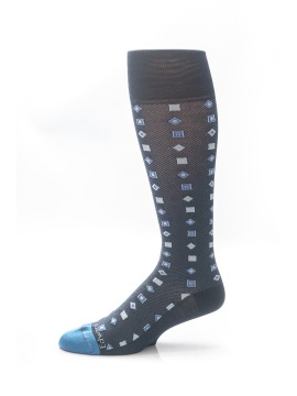Navy/Blue Neat Socks