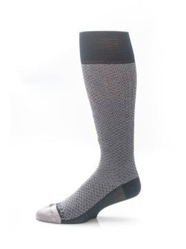 Navy/Grey Neat Socks
