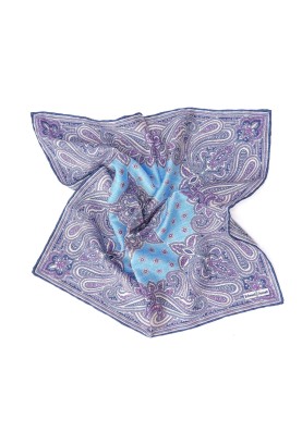 Sky Persian/Neat Design Print Pocket Square 