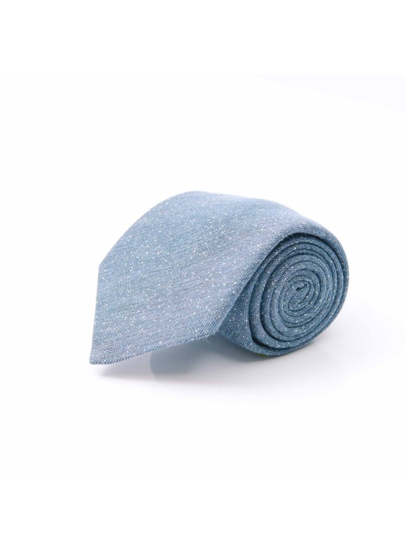 Denim Donegal Cotton/Silk Tie