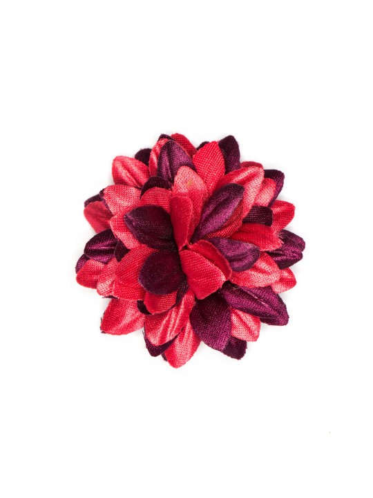 Coral/Merlot Boutonniere/Lapel Flower