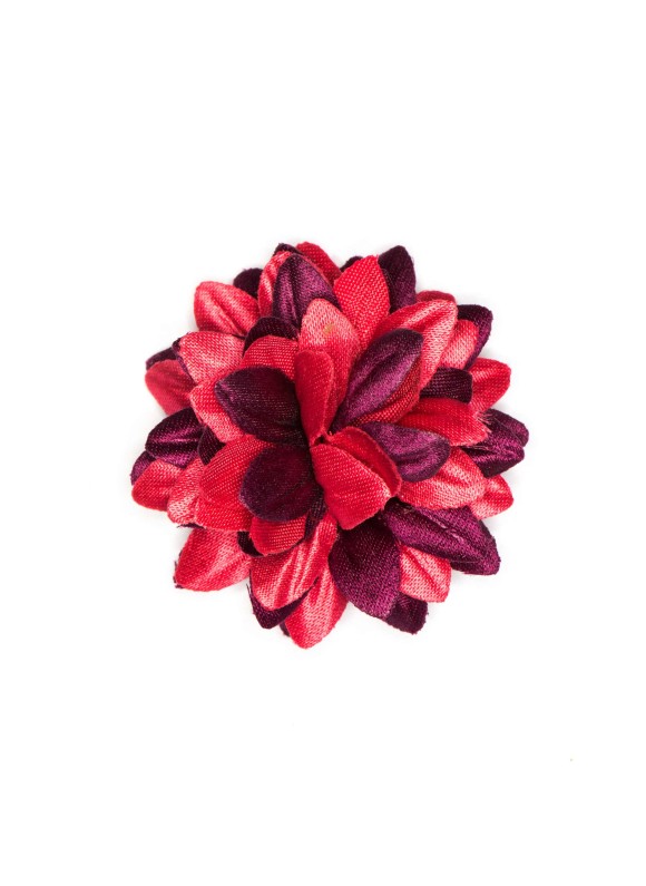 Coral/Merlot Boutonniere/Lapel Flower