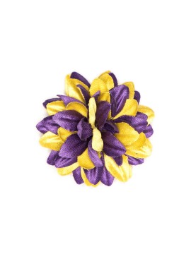 Purple/Yellow Boutonniere/Lapel Flower