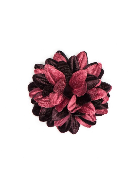 Dark Coral Boutonniere/Lapel Flower