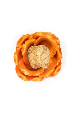 Rust/Metallic Gold Rose Boutonniere/Lapel Flower   