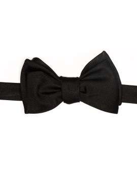 Black Grosgrain Formal Bow Tie